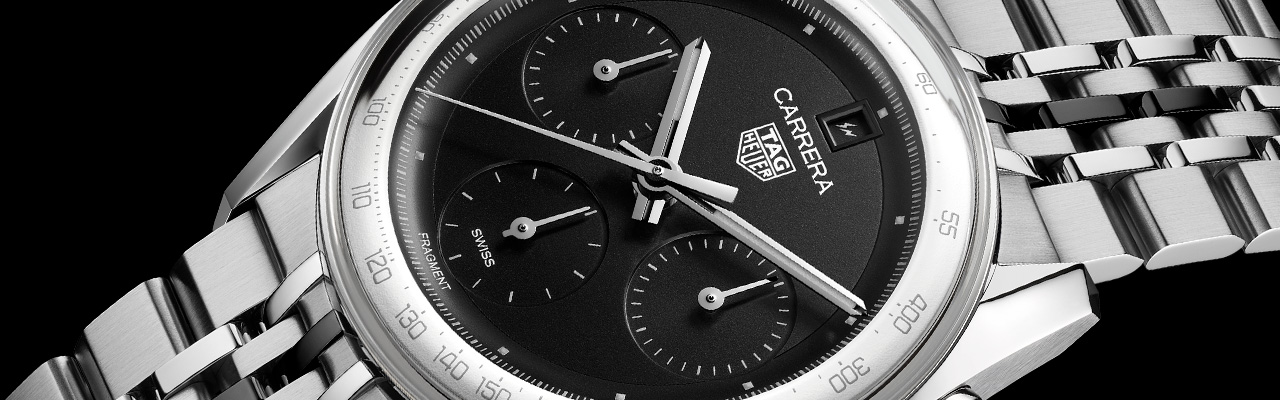 TAG HEUER泰格豪雅Carrera Chronograph x fragment藤原浩聯名限量版計時腕錶