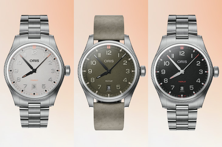 經典 Big Crown DNA 優化升級／ORIS ProPilot日期腕錶