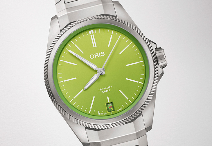 ORIS豪利時ProPilot x Kermit Edition聯名腕錶