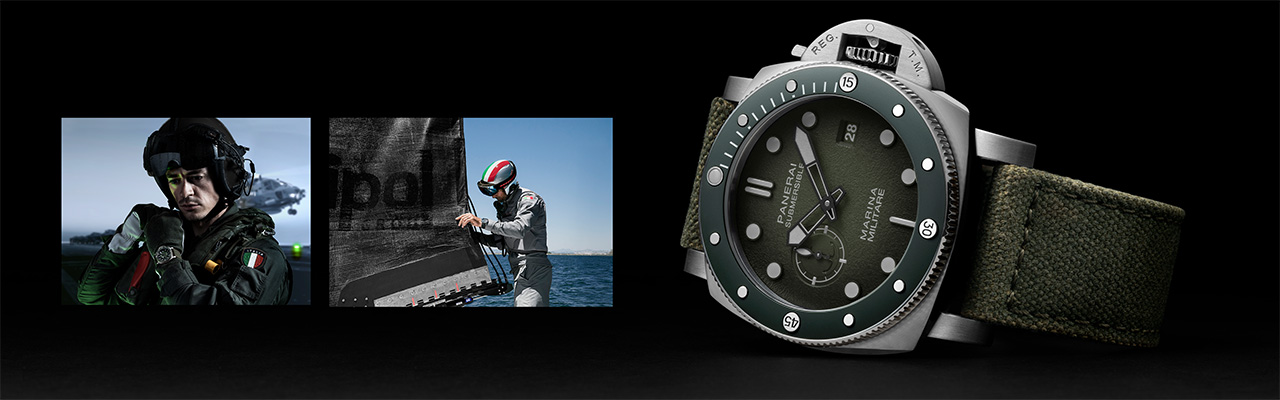 PANERAI沛納海Submersible Marina Militare腕錶