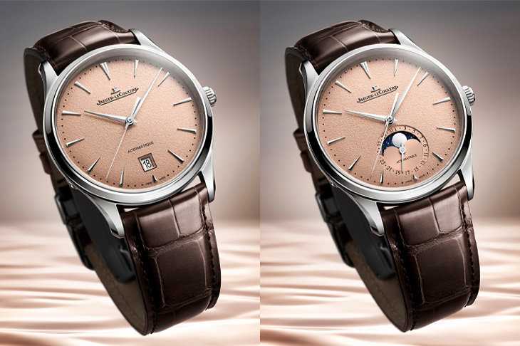 銅色粒紋面盤／積家Master Ultra Thin超薄大師系列新作