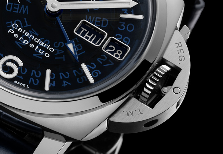 沛納海PANERAI Luminor萬年曆兩地時間Platinumtech腕錶