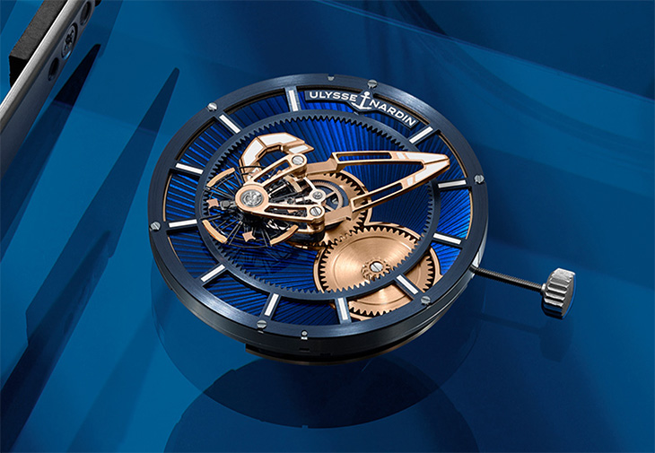 ULYSSE NARDIN雅典錶Freak X奇想系列玫瑰金琺瑯腕錶