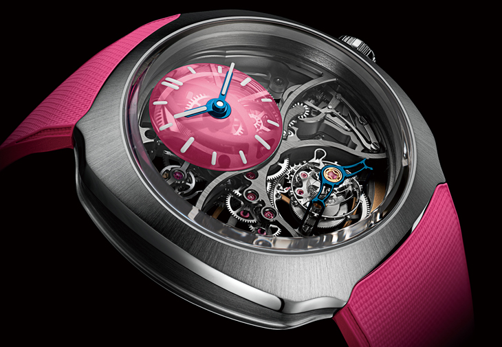 亨利慕時H.MOSER & CIE.疾速者圓柱陀飛輪鏤空腕錶Alpine