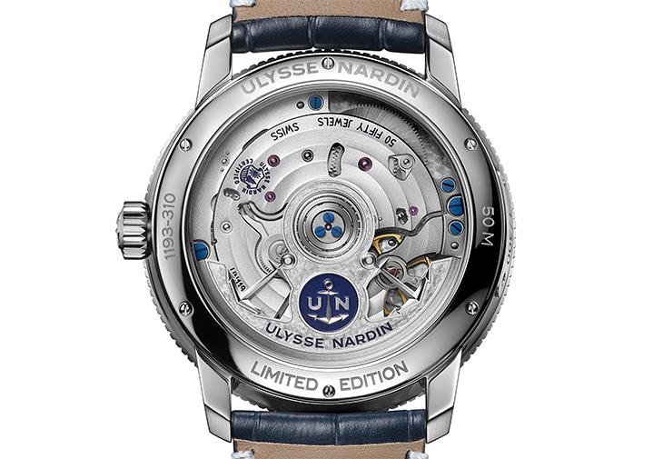 ULYSSE NARDIN雅典錶Marine Torpilleur Moonphase Aventurine航海系列領航者砂金石月相腕錶