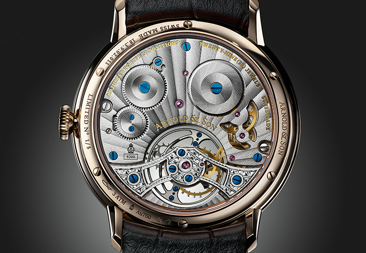 ARNOLD & SON UTT超薄陀飛輪系列龍鳳戲珠腕錶