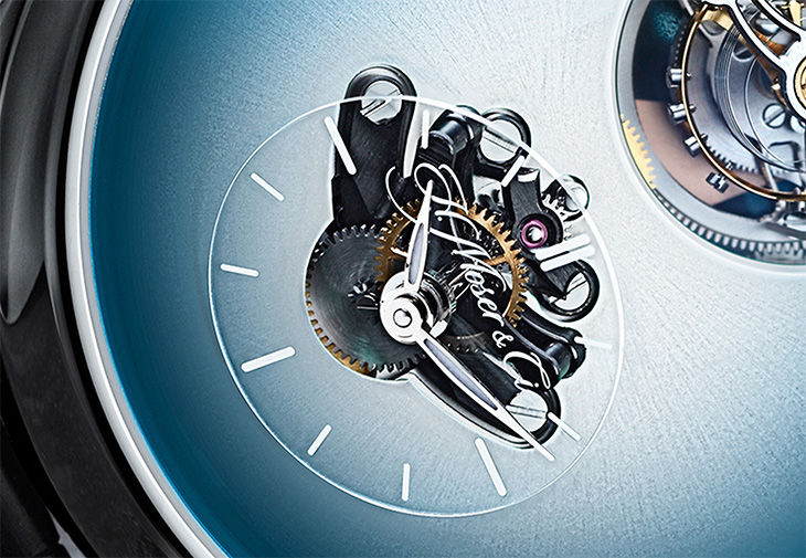 亨利慕時H.MOSER & CIE. X MB&F勇創者圓柱游絲陀飛輪腕錶