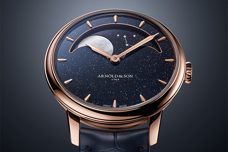 瑰麗星空中的永恆詩篇  兩款ARNOLD & SON Perpetual Moon 38 Red Gold獨特限量版
