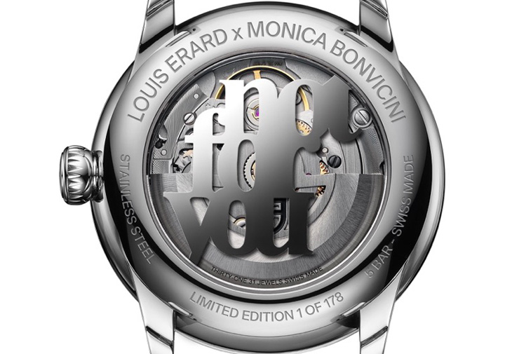 LOUIS ERARD × Monica Bonvicini《Not For You》藝術家聯名限量腕錶