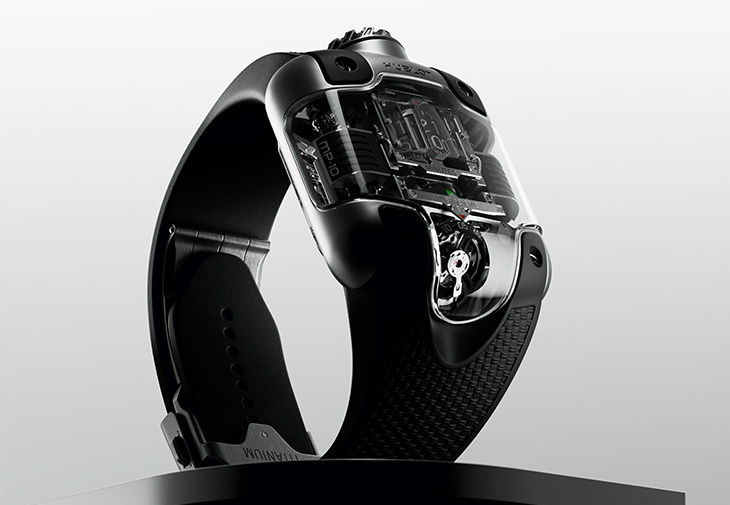 宇舶HUBLOT MP-10 Tourbillon Weight Energy System Titanium雙垂直上鍊陀飛輪腕錶