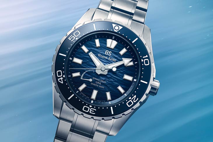 GRAND SEIKO最小尺寸「潮汐」潛水錶／GRAND SEIKO Spring Drive U.F.A. Diver Ushio 300