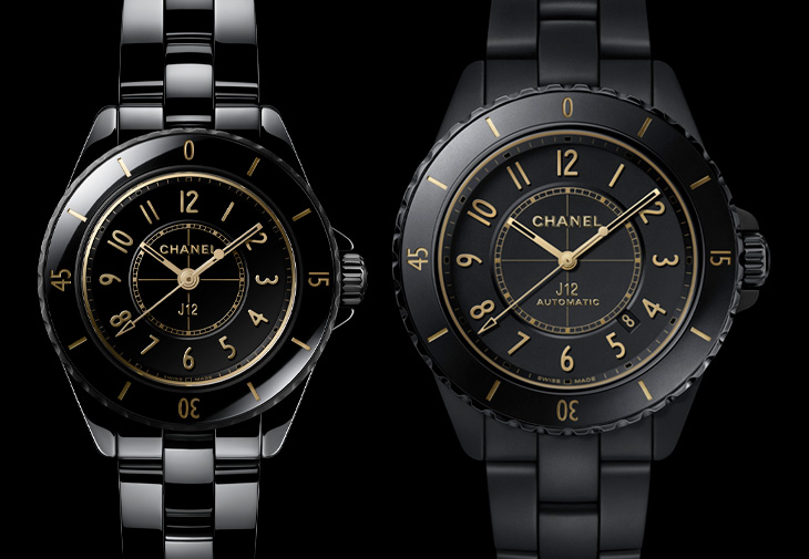 CHANEL香奈兒J12 Golden Black