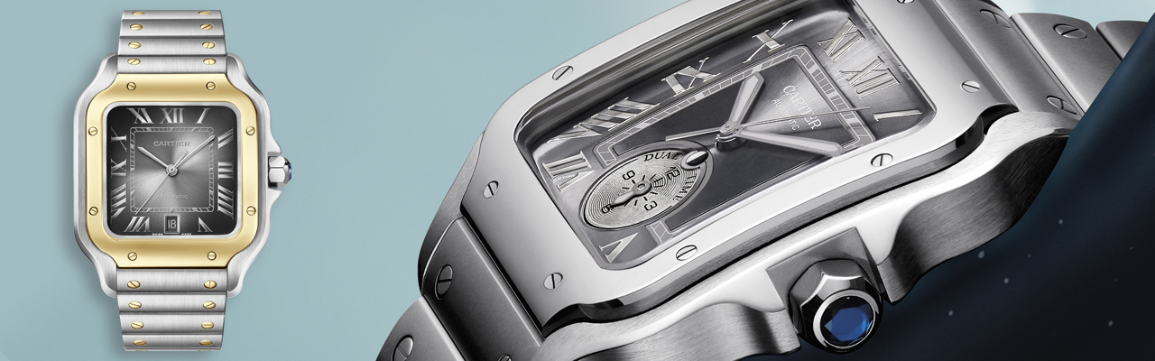 卡地亞 Santos CARTIER 兩地時間 GMT