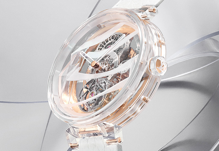 LOUIS VUITTON Tambour Moon Flying Tourbillon Poinçon de Genève Sapphire Frank Gehry