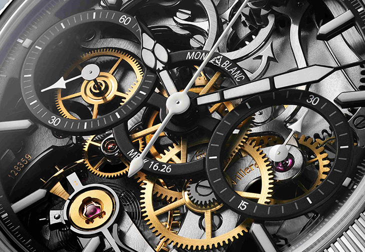 萬寶龍MONTBLANC 1858系列單按把計時腕錶Unveiled Secret限量款88