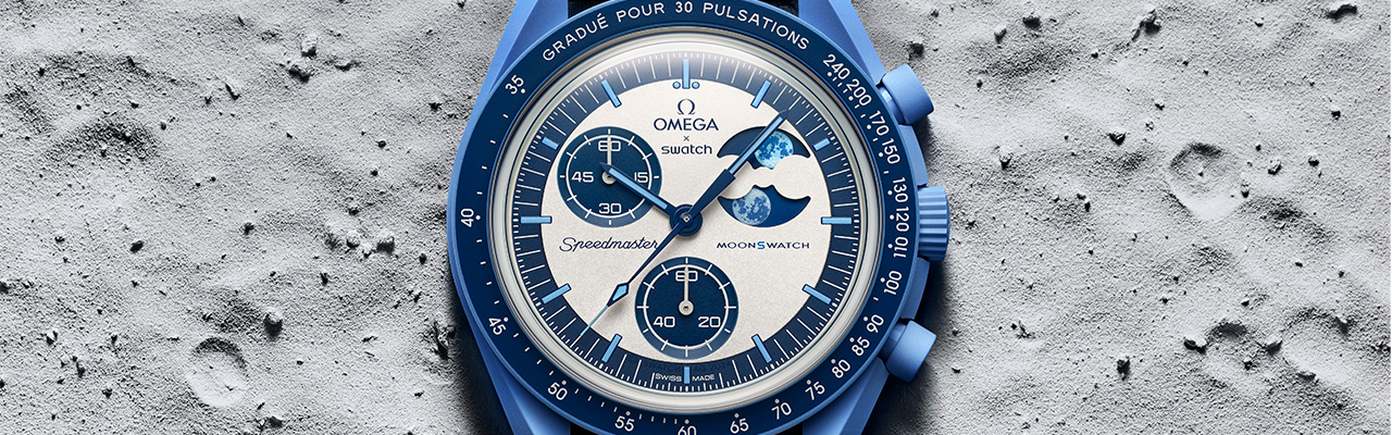 Swatch BIOCERAMIC MOONSWATCH MISSION TO THE SUPER BLUE MOONPHASE腕錶