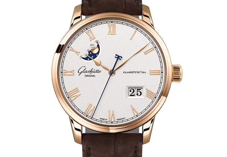 GLASHÜTTE ORIGINAL格拉蘇蒂原創議員卓越系列大日曆月相腕錶