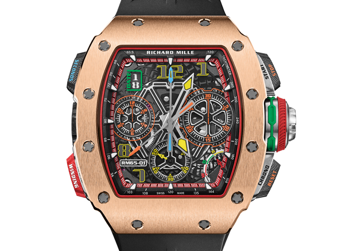RICHARD MILLE RM 65-01自動雙秒追針計時碼錶