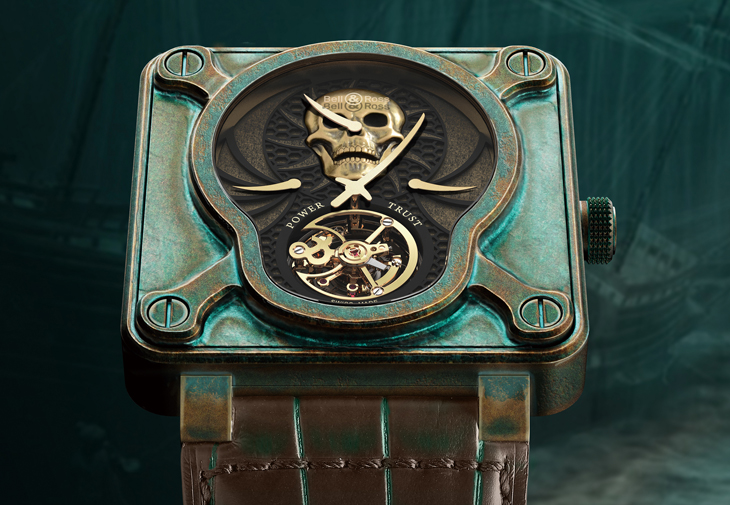 BELL & ROSS BR-01 Skull Bronze Tourbillon
