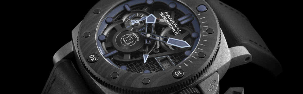 沛納海Submersible S BRABUS Blue Shadow Edition專業潛水腕錶PAM01241