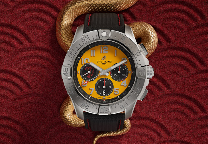 BREITLING百年靈復仇者B01計時碼錶44赤蛇限量版