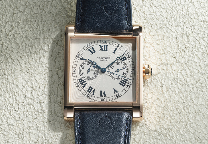 卡地亞CARTIER Ref. 2846 CPCP Tank Chronographe Monopoussoir