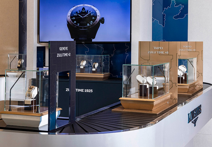 LONGINES浪琴表Spirit Zulu Time 1925世界時區概念台北101快閃店