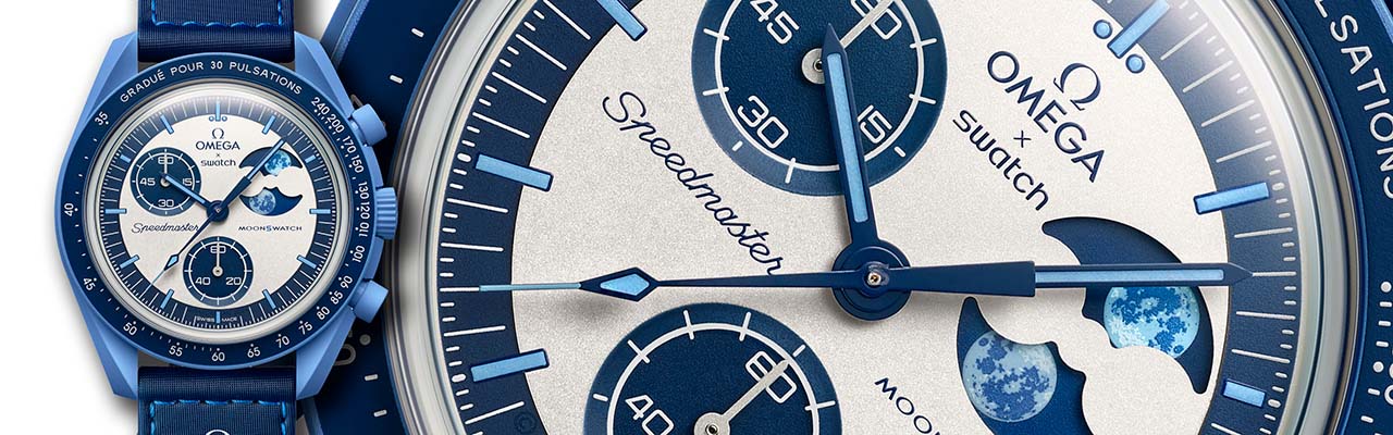 SWATCH Bioceramic MoonSwatch MISSION TO THE SUPER BLUE MOONPHASE腕錶