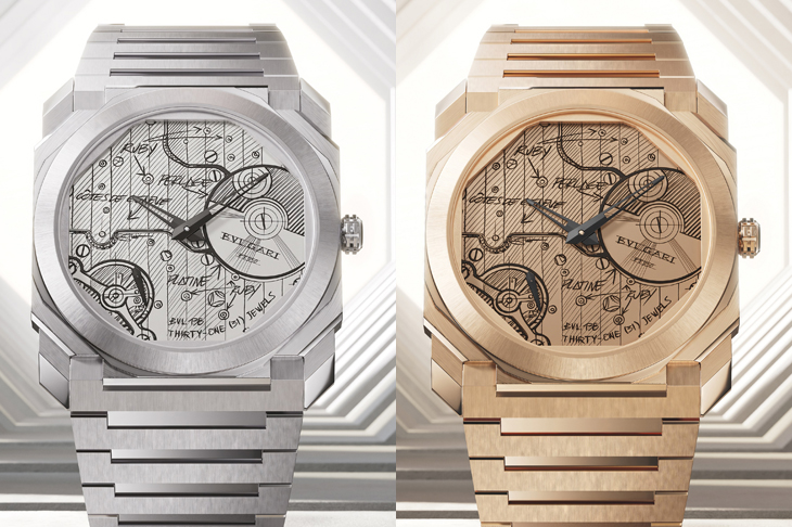 手繪藝術精采變奏 寶格麗推出三款Octo Finissimo Sketch限量錶