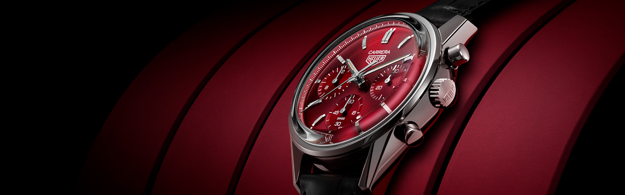 泰格豪雅Carrera紅面限量計時腕錶