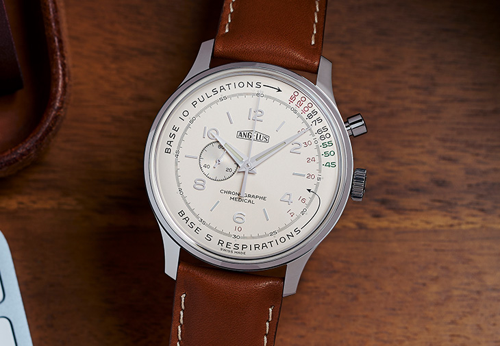愛格ANGELUS Chronographe Médical x Massena LAB醫用計時碼錶