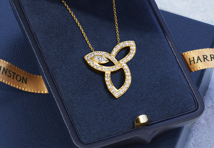 HARRY WINSTON海瑞溫斯頓 Lily Cluster系列項鍊