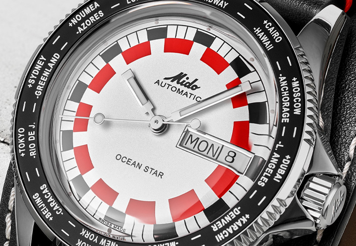 MIDO美度表Ocean Star Worldtimer世界時區腕錶
