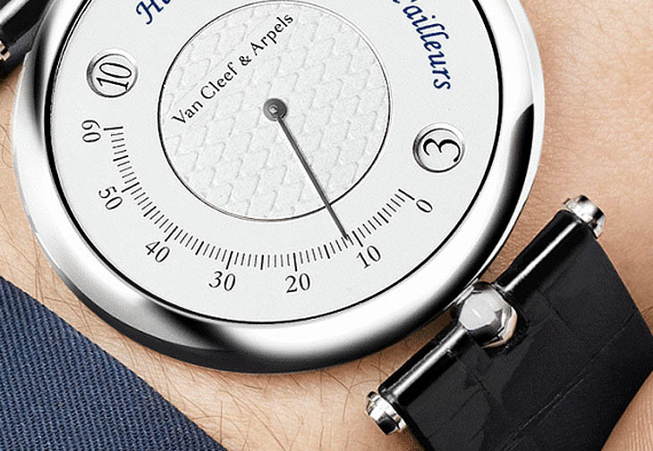 梵克雅寶Pierre Arpels Heure d'Ici & Heure d'Ailleurs腕錶