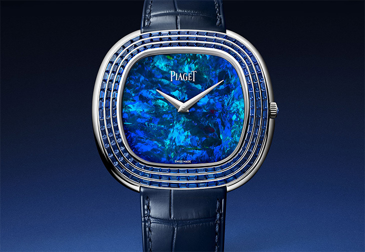 PIAGET伯爵錶Andy Warhol系列黑蛋白石面盤自動腕錶