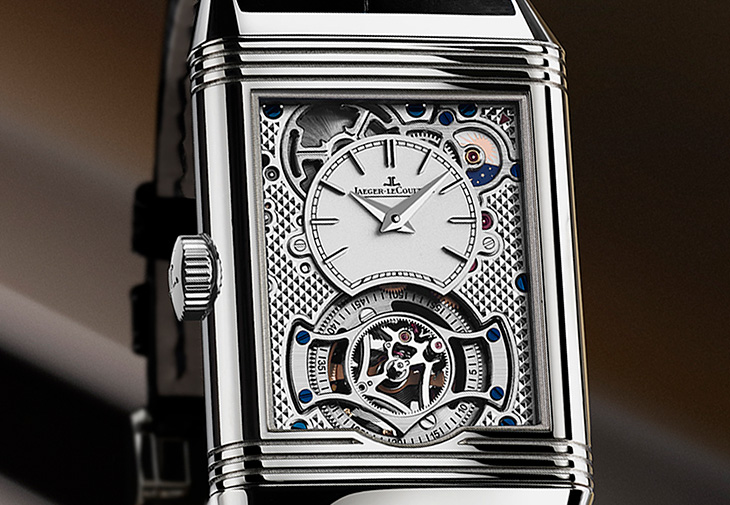 JAEGER-LECOULTRE積家Reverso Tribute Duoface Tourbillon翻轉系列雙面雙時區陀飛輪腕錶精鋼款
