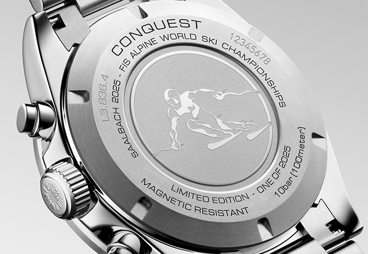 LONGINES浪琴表Conquest Chrono Ski Edition征服者計時腕錶滑雪版