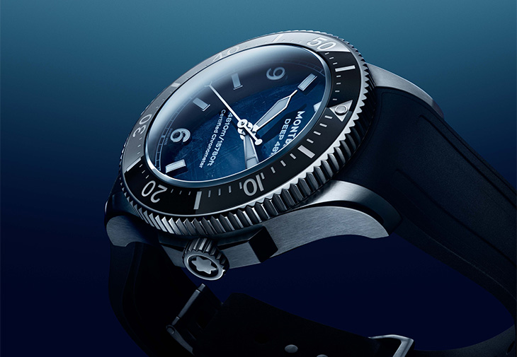 MONTBLANC萬寶龍Iced Sea系列零氧腕錶Deep 4810