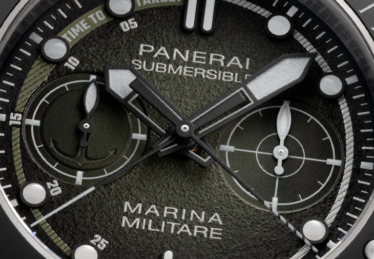 PANERAI沛納海Submersible ChronoMarina Militare體驗版腕錶