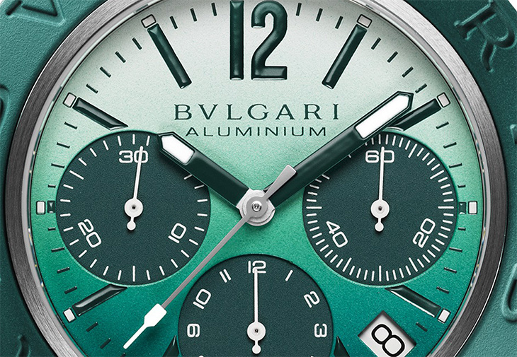 BVLGARI寶格麗Aluminium Smeraldo計時腕錶