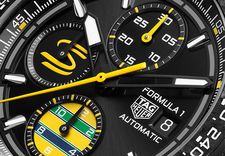 TAG Heuer泰格豪雅Formula 1 x Senna特別版計時腕錶