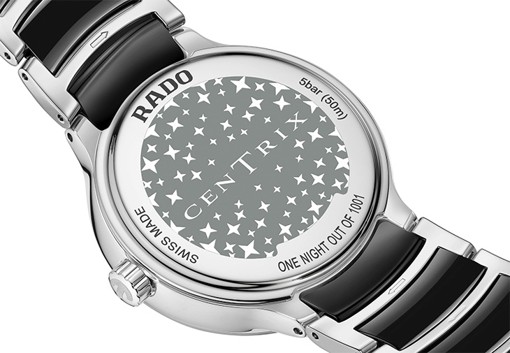 RADO雷達表 Centrix 晶萃系列高科技陶瓷月相鑲鑽限量腕錶