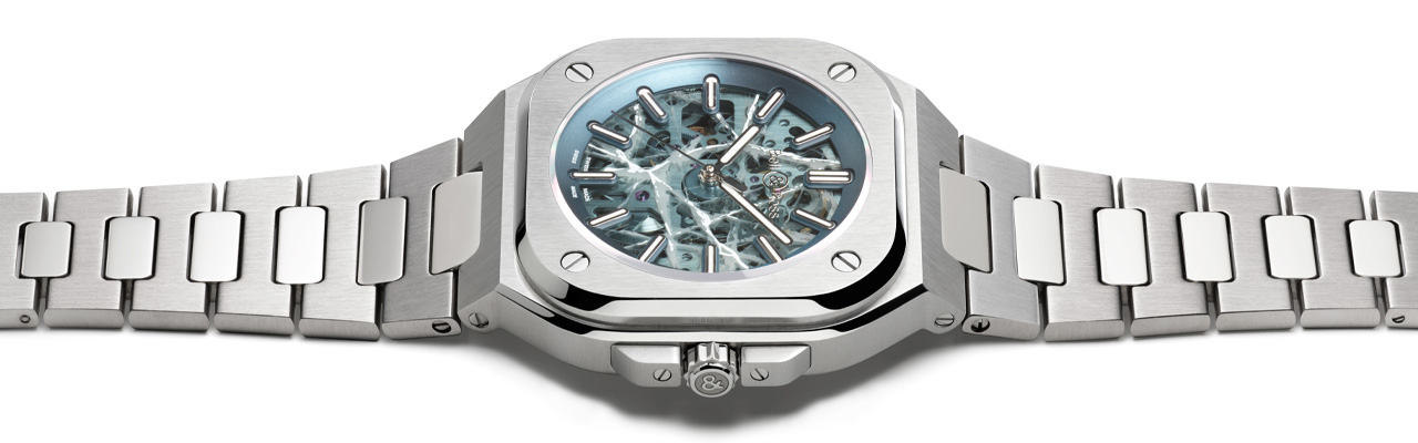 BELL & ROSS柏萊士BR-05 Skeleton Arctic Blue