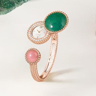 以浪漫寶石妝點經典金珠 梵克雅寶推出全新Perlée系列