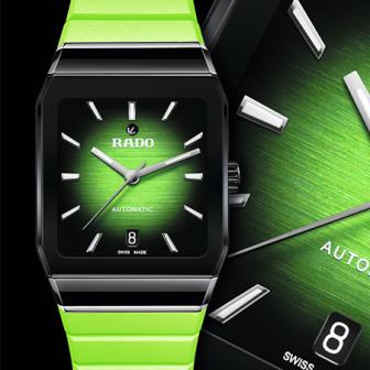 鮮綠新視覺／RADO Anatom系列高科技陶瓷自動腕錶