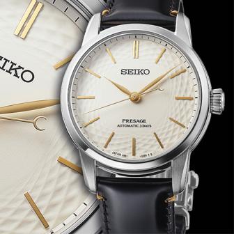 優雅和風陶瓷面盤／SEIKO Presage Classic「無釉有田燒」腕錶