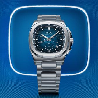 五十年來首款計時／MIDO Multifort TV Chronograph