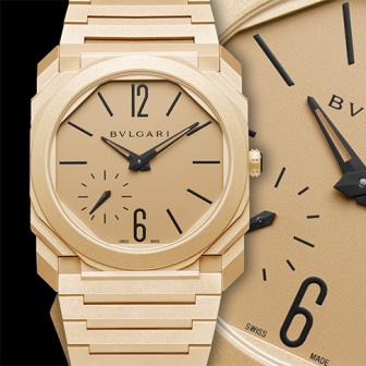 超薄腕錶專業戶／寶格麗Octo Finissimo 104190黃金腕錶