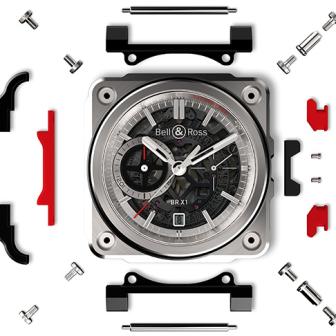 未來主義的起點／BELL & ROSS新方型腕錶概念BR-X1