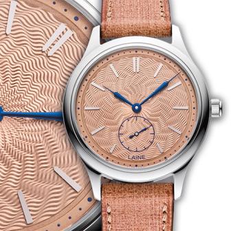 古典機雕現代創作／LAINE P37 Salmon Spider手上鍊腕錶 正裝錶特集十一